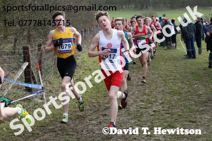 Boys under-15s 2019 British Athletics Inter Counties Cross Country, Prestwood Hall, Loughborough. Photo:  David T. Hewitson/Sports for All Pics